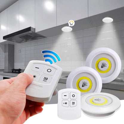 Luz Led x3 Con Control